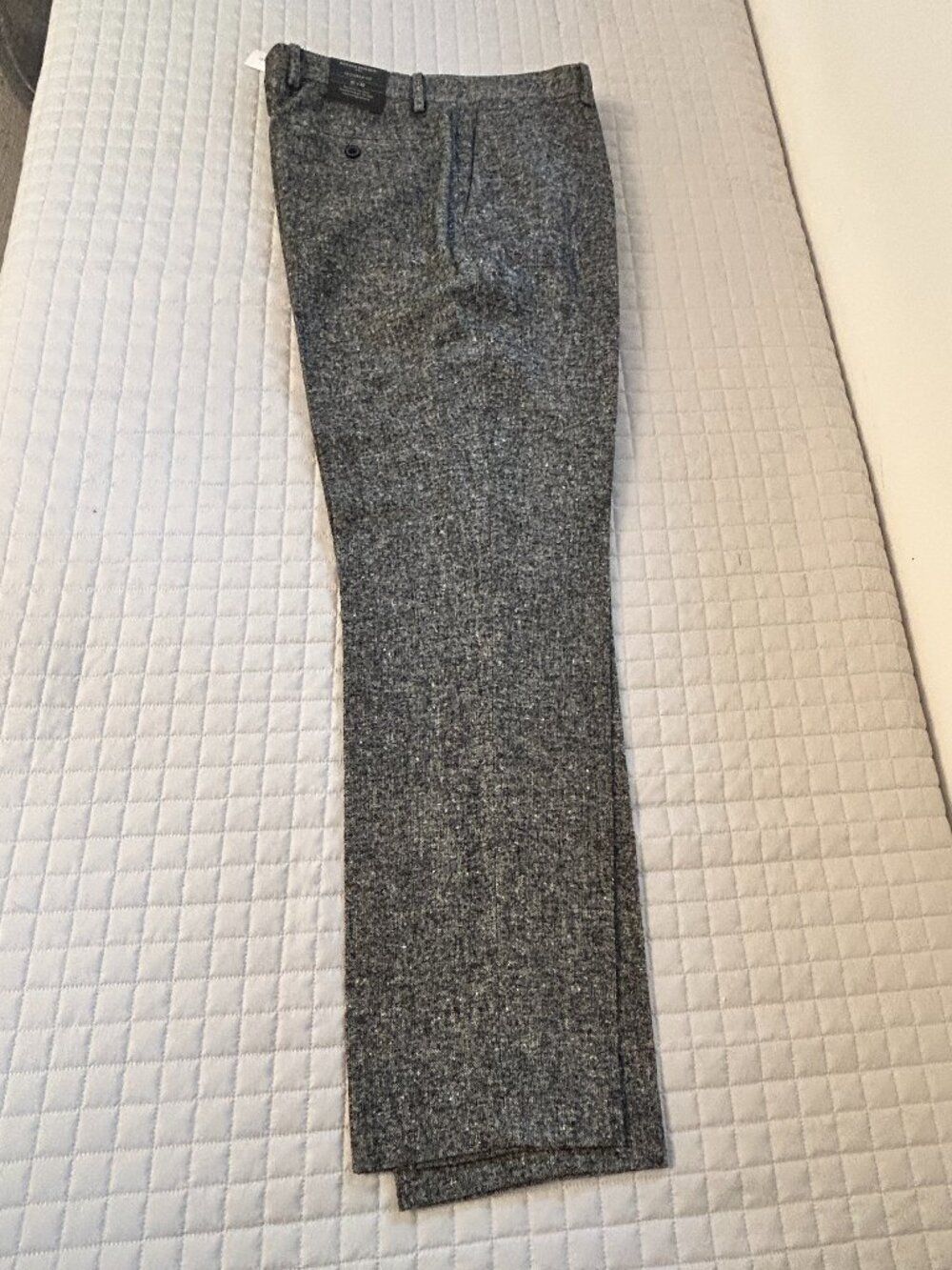Men's Tailored-Fit Donegal Suit Trouser NWT 31x32